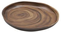Миниатюра: Блюдо поднос меламиновый 24.5*3см  P.L.Аfrican wood 2
