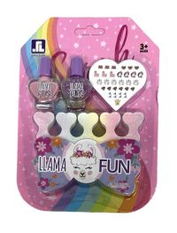 Миниатюра: Косметика Набор (разделитель д/пед. + лак + наклейки) 19*14см блистер 2108W ЧЗ