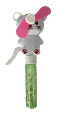 Миниатюра: Мыльные пузыри Котик с вентилятором 21*6см 2462-2