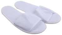 Миниатюра: Тапочки одноразовые р-р 43, махровые, подошва 3мм, белые
