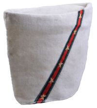 Миниатюра: Шапка для бани Папаха белая Жар Банька