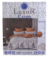 Миниатюра: КПБ Семейный (дуэт) сатин Luxor (нав.70*70,пр.240*215,под.145*215-2шт)