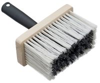 Миниатюра: Кисть малярная 150*70мм (макловица), искусственная щетина, дер. корпус, пласт. ручка МТХ
