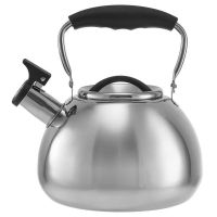 Миниатюра: Чайник нерж. 3л, откидной свисток, нейлон ручка, индукция ALPENKOK (12) @