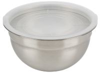 Миниатюра: Миска нерж. 1,5л, пласт. крышка