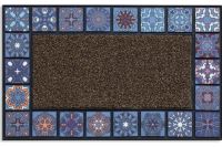 Миниатюра: Коврик резина, полипропилен 45*76см Attribute MOSAIC QUADRO blue