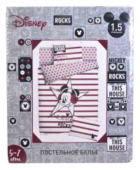 Миниатюра: КПБ 1,5 сп поплин Mickey (нав.70/70,пр.148/215,под.148/210)@