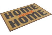 Миниатюра: Коврик полиэстер, латекс 40*60см SUNSTEP Home Sweet Home (милый дом)