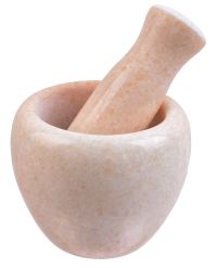 Миниатюра: Ступка с пестиком мрамор 9*10см