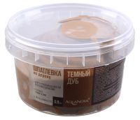 Миниатюра: Шпатлевка по дереву акриловая 0,9кг НОВА цвет темный дуб (8)