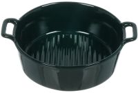 Миниатюра: Форма для запекания (выпечки) керамика 20,5*17*6,3см 0,8л круглая,Daniks Эмеральд