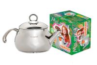 Миниатюра: Чайник нерж. 1,7л, нерж. крышка и ручка, 5ти-слойное дно, индукция Маруся