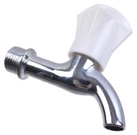 Миниатюра: Кран водоразборный 15мм, тип СССР белый (20)@