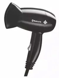 Миниатюра: Фен 1200Вт 2 темп.режима, 2 скорости SAKURA