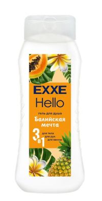 Миниатюра: Гель для душа 400мл EXXE Hello Балийская мечта 3в1