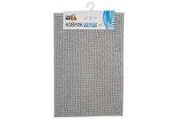 Миниатюра: Коврик для ванной комнаты полиэстер 40*60см Рыжий кот Basic серый