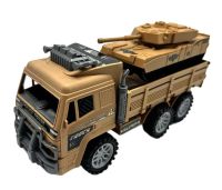 Миниатюра: Военная техника (инерцион.) (грузовик, танк) 27*14см / коробка X08
