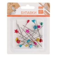 Миниатюра: Булавки 20шт 5,5см, никелированные