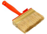 Миниатюра: Кисть малярная 120*30мм (ракля), натуральная щетина, пласт. корпус и ручка МТХ