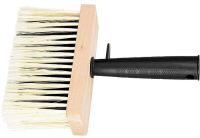 Миниатюра: Кисть малярная 140*52мм (макловица), искусственная щетина, дер. корпус, пласт. ручка МТХ