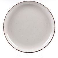 Миниатюра: Тарелка обеденная 26см керамика,круглая, White Fusion, Daniks, белая