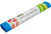 Миниатюра: Пакеты для заморозки 25*32см 30шт/рул, 14мкм Рыжий кот