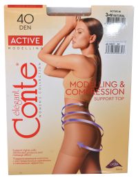 Миниатюра: Колготки женские Conte, Active, 40 DEN, р. 3-5, @