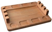 Миниатюра: Блюдо для подачи шашлыка Adelica 3 шампура 30*24*1,8 см, массив берёзы