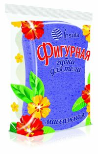 Миниатюра: Мочалка для тела фигурная массажная Insula Русалочка