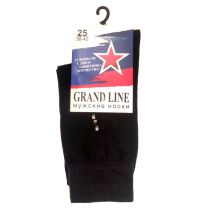Миниатюра: Носки мужские 25р GRAND LINE черные