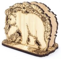 Миниатюра: Салфетница кедровая Медведь