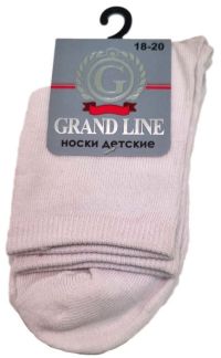 Миниатюра: Носки детские 18-20р GRAND LINE белые