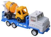 Миниатюра: Автовоз (инерцион.) + бетономешалка 31*16см / коробка  EF656-51