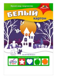 Миниатюра: Картон белый А4 5л. АППЛИКА Зимний городок