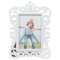 Миниатюра: Фоторамка 10*15см белая, Вензеля