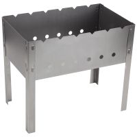 Миниатюра: Мангал сталь 400*240*350*0,5мм разборный в пленке ECOS