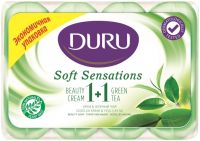 Миниатюра: Мыло туалетное 80гр 4 шт DURU Green Tea (12)