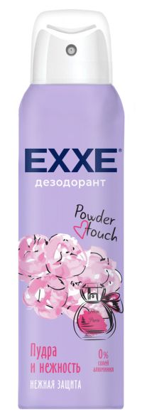 Миниатюра: Дезодорант женский спрей EXXE 150мл Пудра и нежность (6)