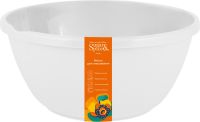 Миниатюра: Миска (салатник) пласт. 4,1л, мерная шкала SugarSpice Корица белый (16)