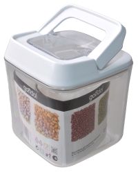 Миниатюра: Контейнер для продуктов пласт. 0,7л (115*105*105мм), вакуумный с клапаном GONDOL прозрачный