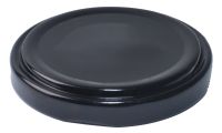 Миниатюра: Крышка метал. ТВИСТ-ОФФ-58 черная 1шт (поштучно)@