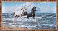 Миниатюра: Картина гобелен 60*120см Пара @