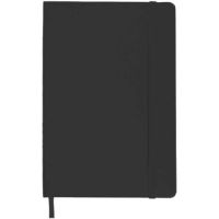 Миниатюра: Записная книжка А6 80л. deVENTE  чёрная,кож.зам.,soft touch,резинка,крем.бум.