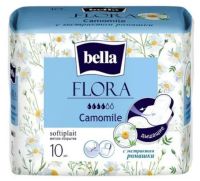 Миниатюра: Прокладки гигиен. 10шт BELLA  FLORA Camomile 4к софт