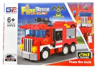 Миниатюра: Конструктор Fairy Rescue Пожарная машина Трансформер 95дет. 18.5*4*12.7cм/ коробка 123-936