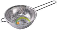 Миниатюра: Дуршлаг нерж. 16,5см, 2 нерж. ручки (длинная и короткая) LaDina