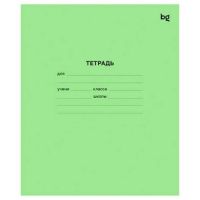 Миниатюра: Тетрадь 18л клетка BG Зелёная