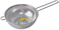 Миниатюра: Дуршлаг нерж. 19,5см, 2 нерж. ручки (длинная и короткая) LaDina