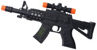 Миниатюра: Автомат (на батар.) (свет,звук) 36*13см / пакет 2080