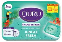 Миниатюра: Мыло туалетное (для душа) 150гр DURU Fresh Sensations Тропический лес